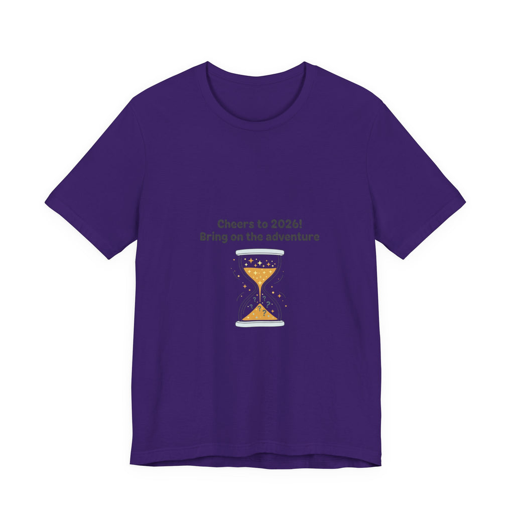 Cheers to 2026 Hourglass Tee | New Year Countdown, 2026 goals