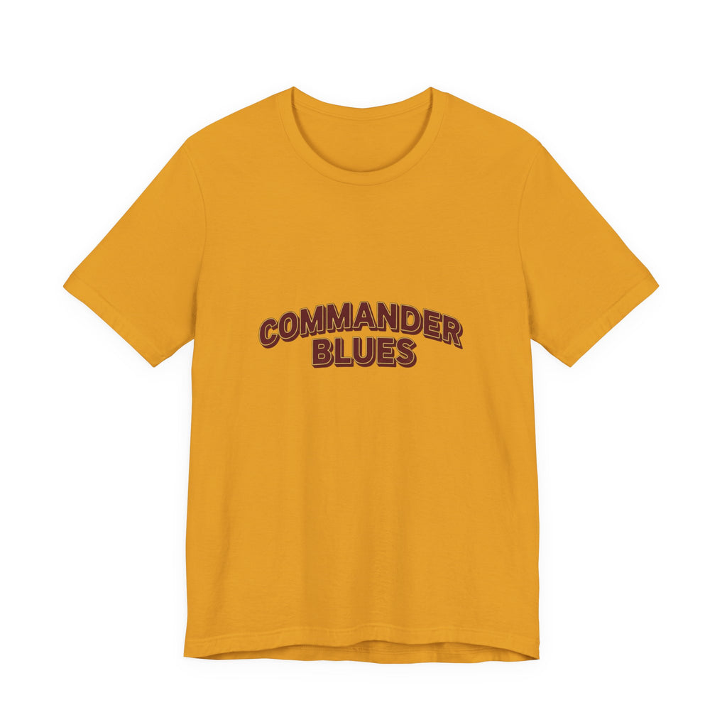 Commander Blues T-Shirt — Retro Script Band Tee
