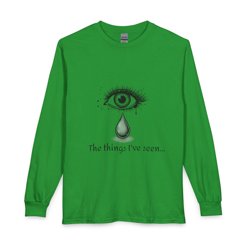 Long Sleeve Eye T-Shirt — Eye Tear Graphic