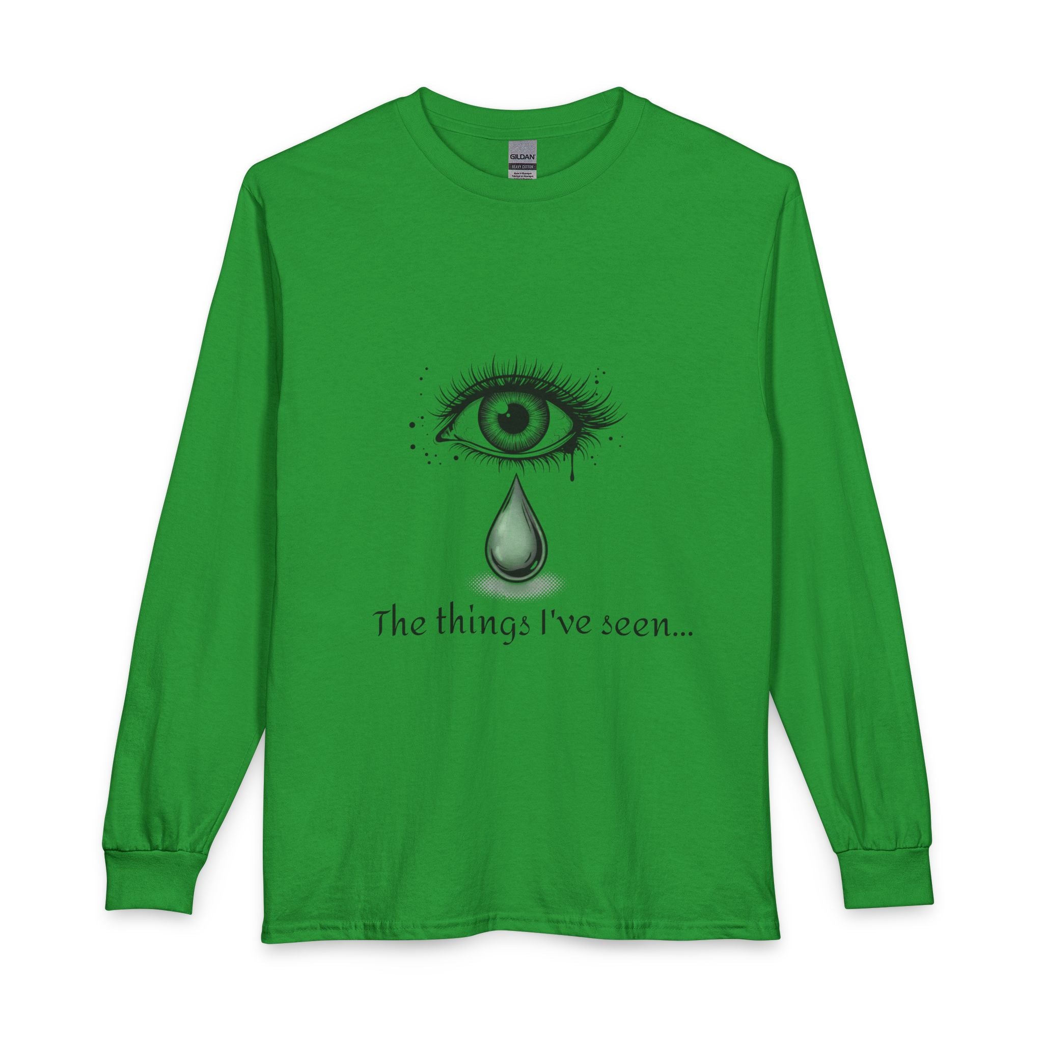Long Sleeve Eye T-Shirt — Eye Tear Graphic