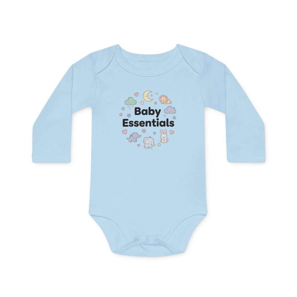 Baby Bodysuit “Baby Essentials” Cute Cloud & Animal Newborn Gift