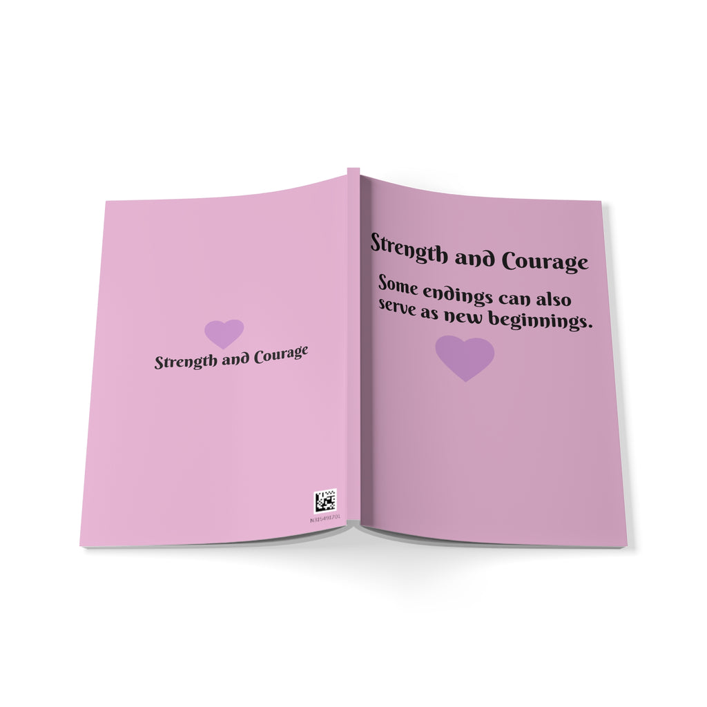 Heart Notebook / Journal – Minimal Softcover Journal for Notes & Gifts