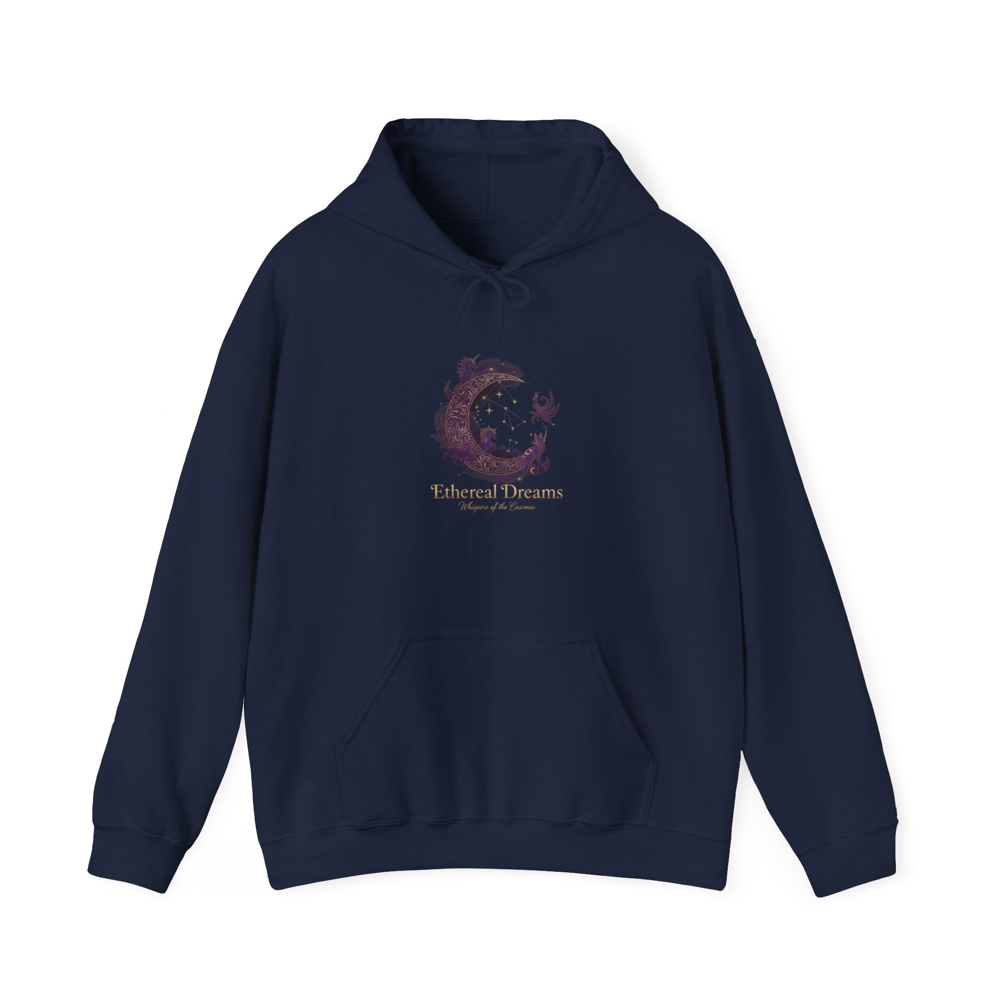 Watercolor Cat Crescent moon hoodie | Cat silhouette sweatshirt