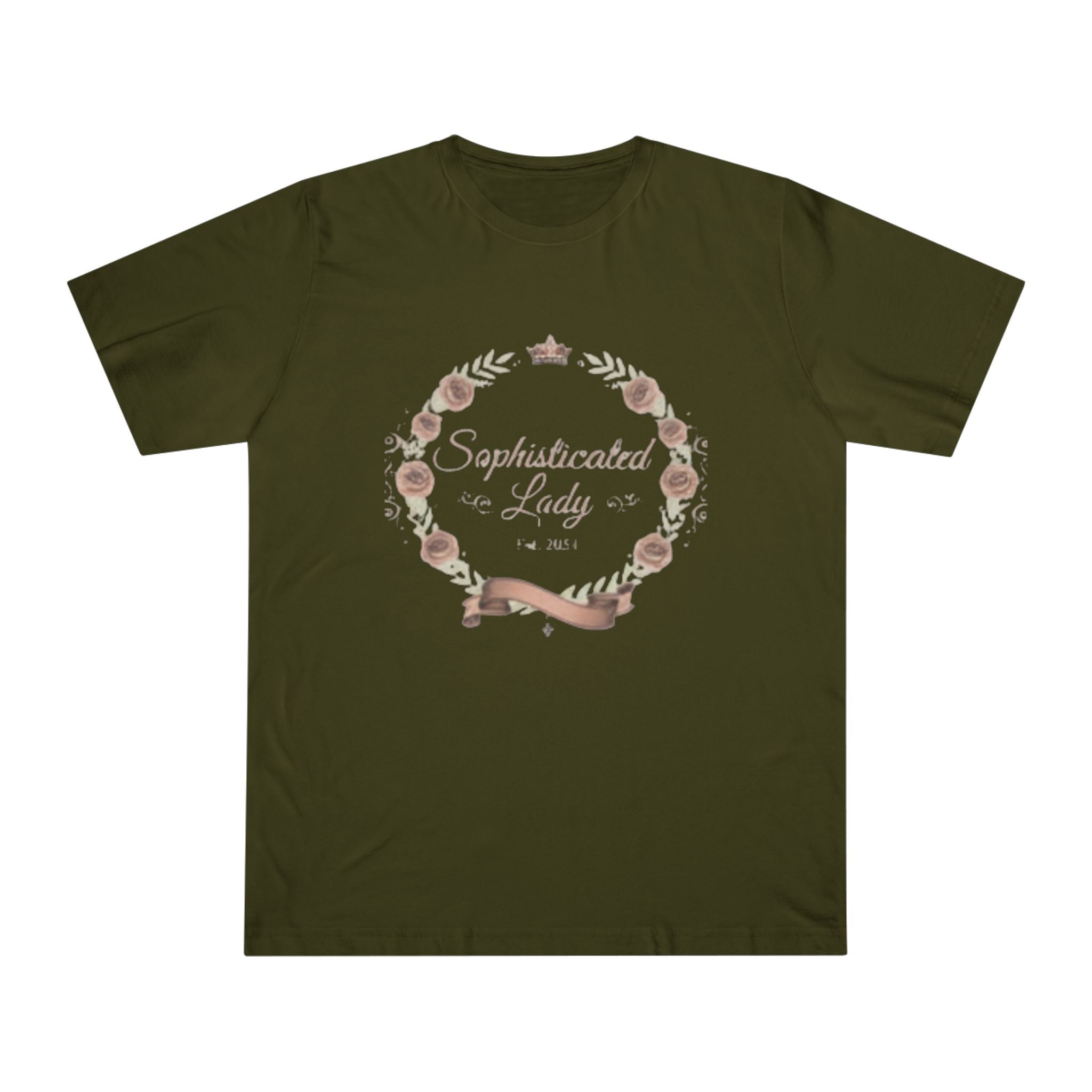 Sophisticated Lady Floral T-Shirt — Elegant Gift Tee for Women