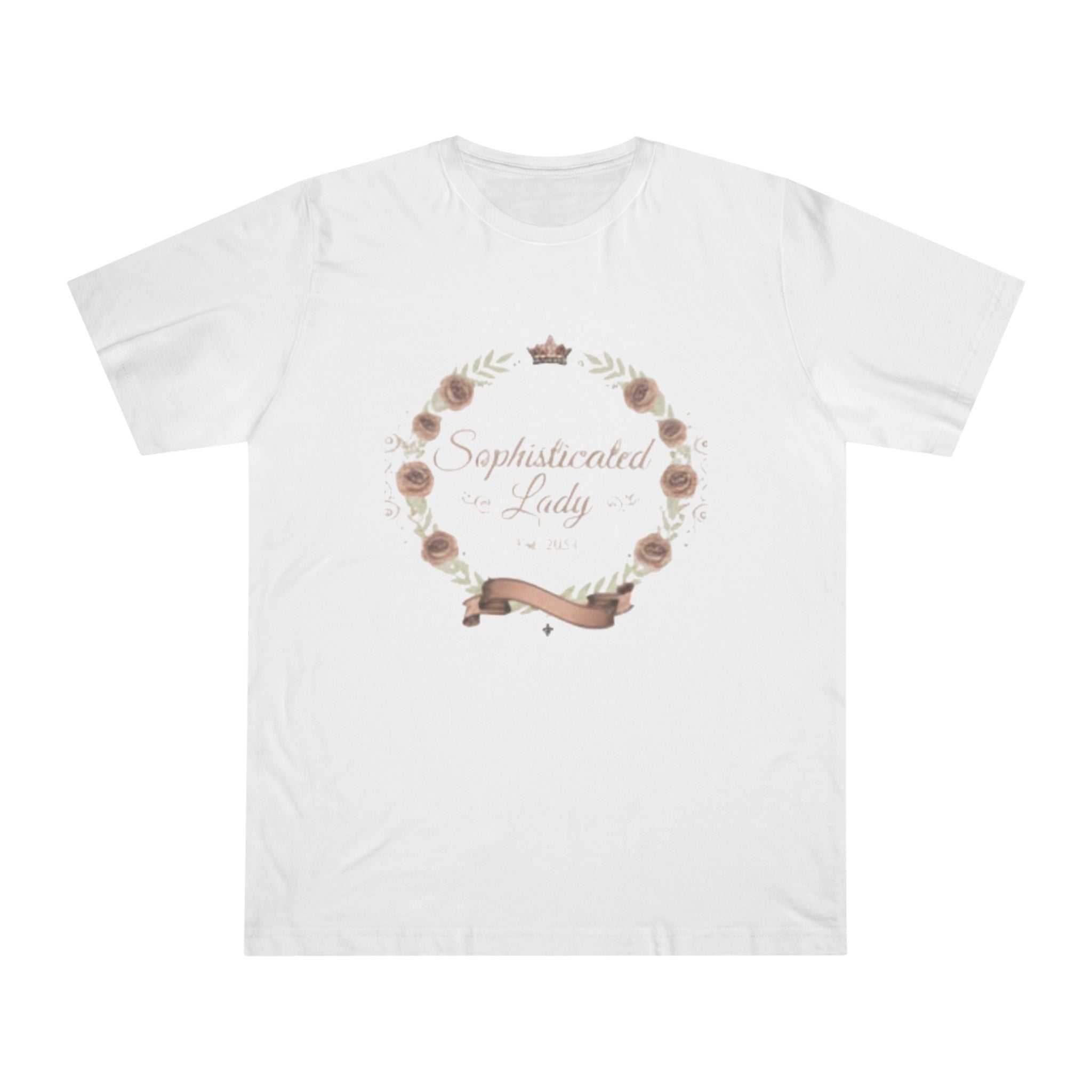 Sophisticated Lady Floral T-Shirt — Elegant Gift Tee for Women