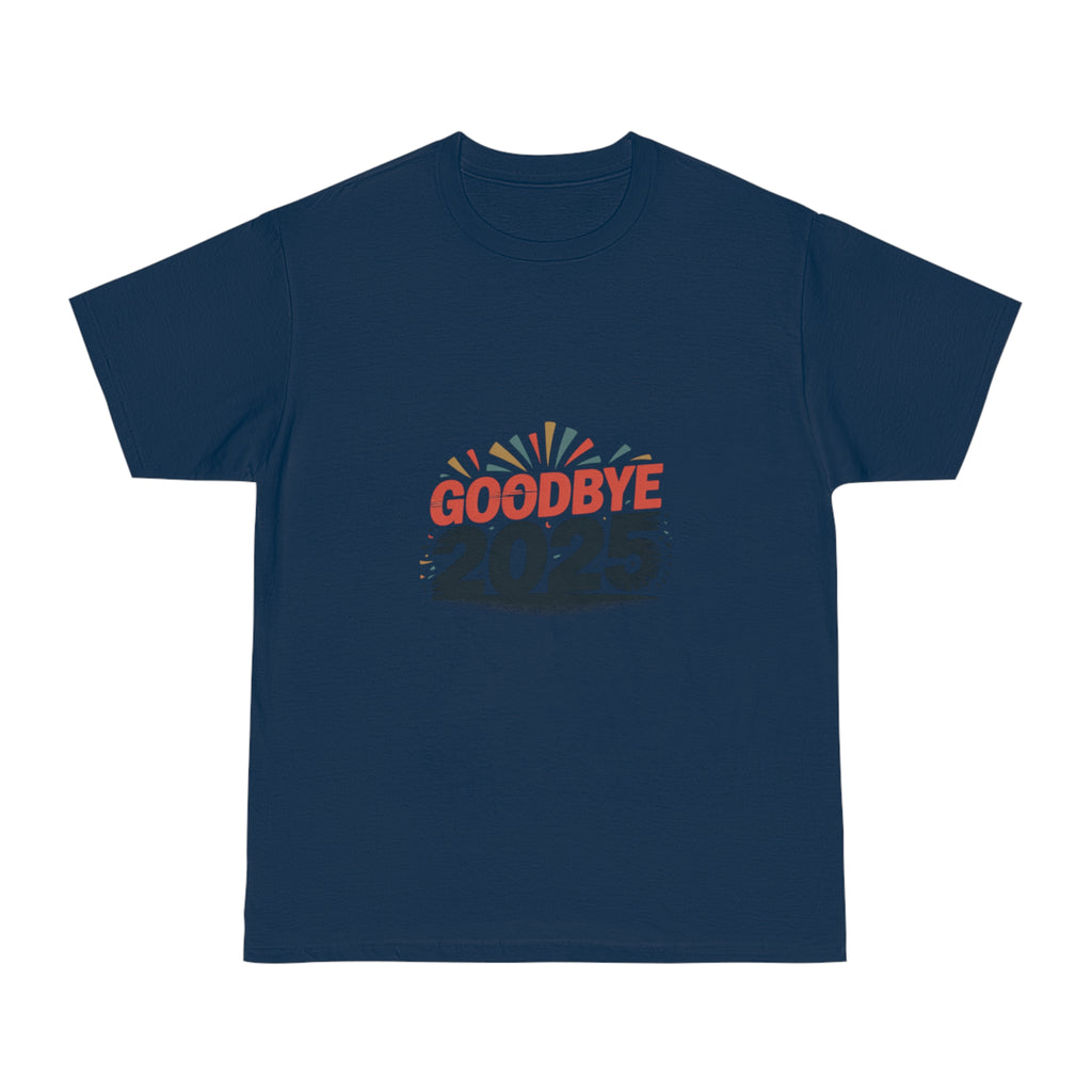 Goodbye 2025 T-Shirt — New Year Retro Celebration Tee