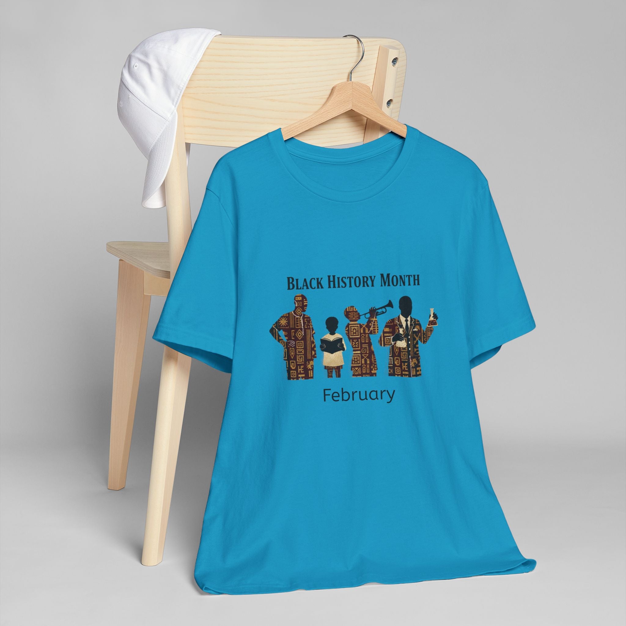 Black History Month February T-Shirt — Celebrating Black Heritage