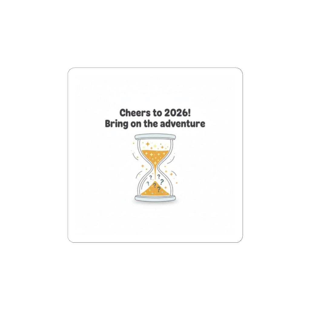 Cheers to 2026 Hourglass Sticker | 2026 goals, new year motivation