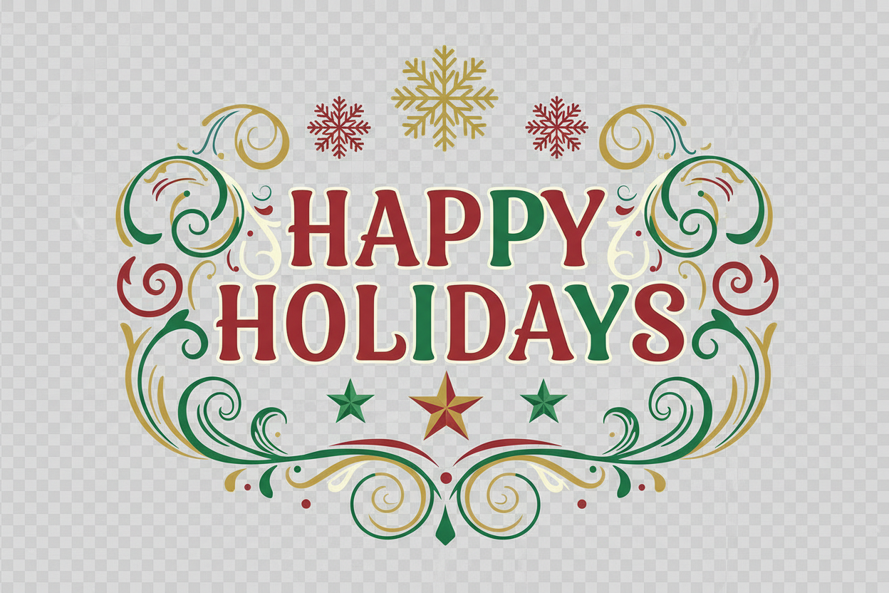 Happy Holidays t-shirt graphic